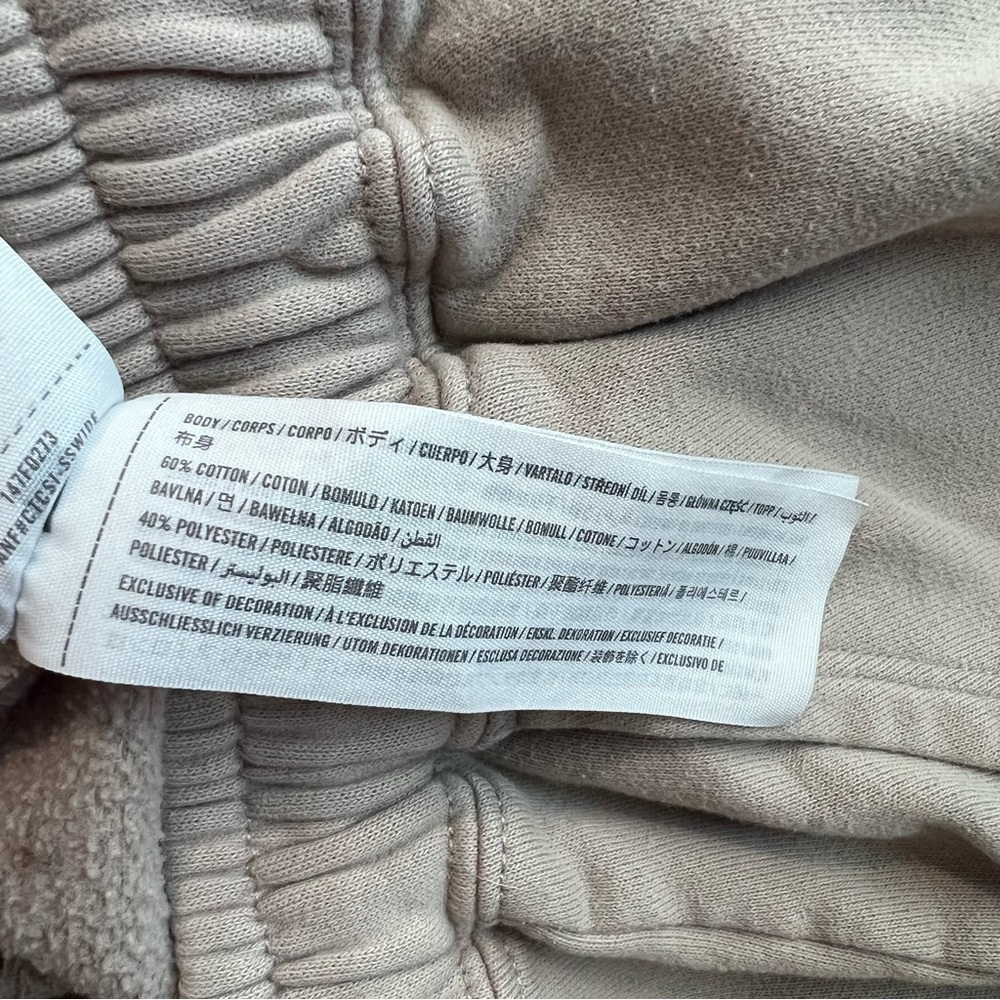 Abercrombie & Fitch Cream Sweatpants Size Small Joggers Hampton Sport Club - Picture 8 of 10